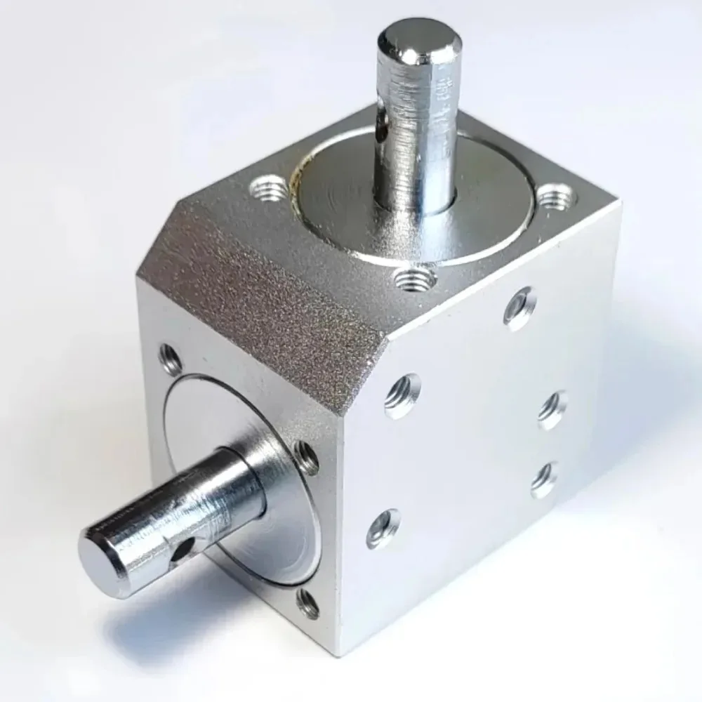1:1 Right Angle Tapered Bevel Gearbox Mini 1 Module 20 Teeth 90° Angle Drive Steering Gear Device DIY Module with 8mm Shaft