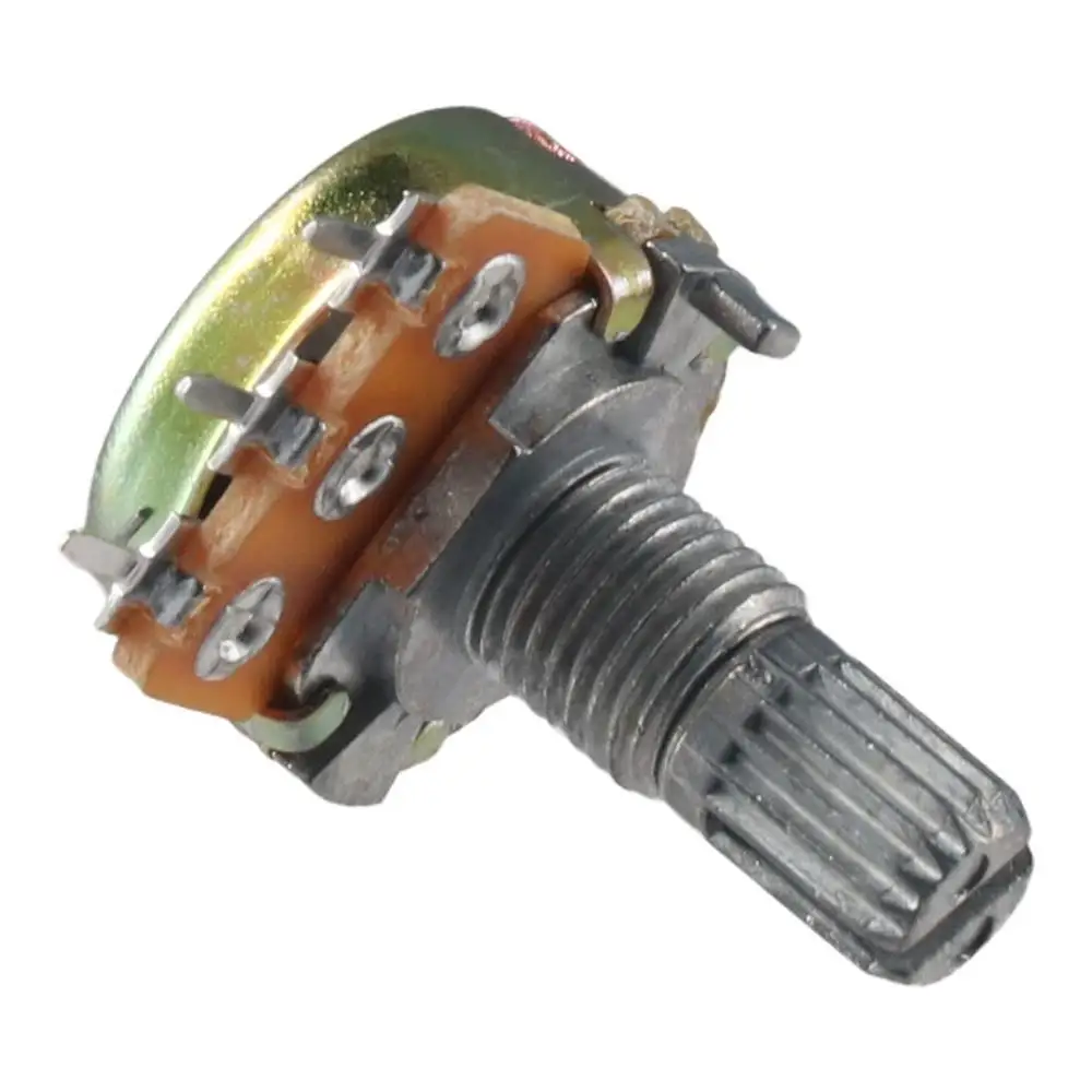 Easy to us B500 500 Ohm Potentiometer Single Linear Rotary Taper Metal