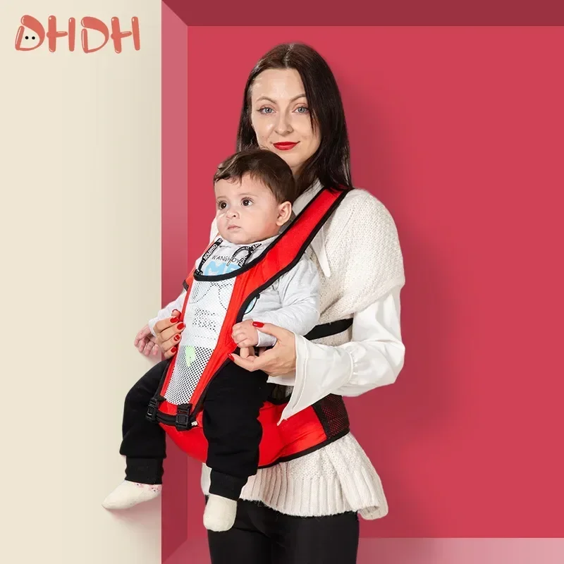 حقيبة ظهر مريحة لحمل الطفل مع مقعد الورك لحديثي الولادة متعددة الوظائف لحديثي الولادة وحمالة الخصر ومقعد للأطفال حديثي الولادة #4