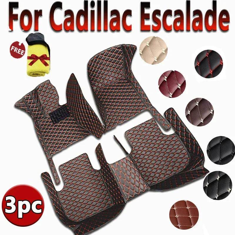 

Автомобильные коврики для Cadillac Escalade Seven Seats 2007, 2008, 2009, 2010, изготовленные на заказ автомобильные подушечки для ног, ковровый чехол, аксессуары для интерьера 003