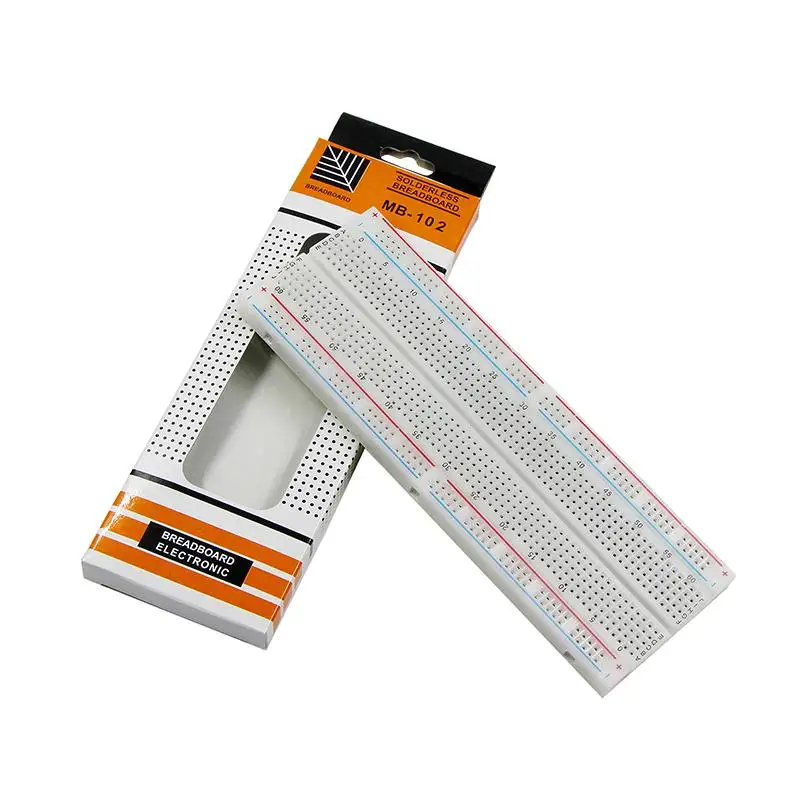 【C】Breadboard 400 830 Points Solderless PCB Bread Board Jumper Wire Cable Prototype Board DIY Kit