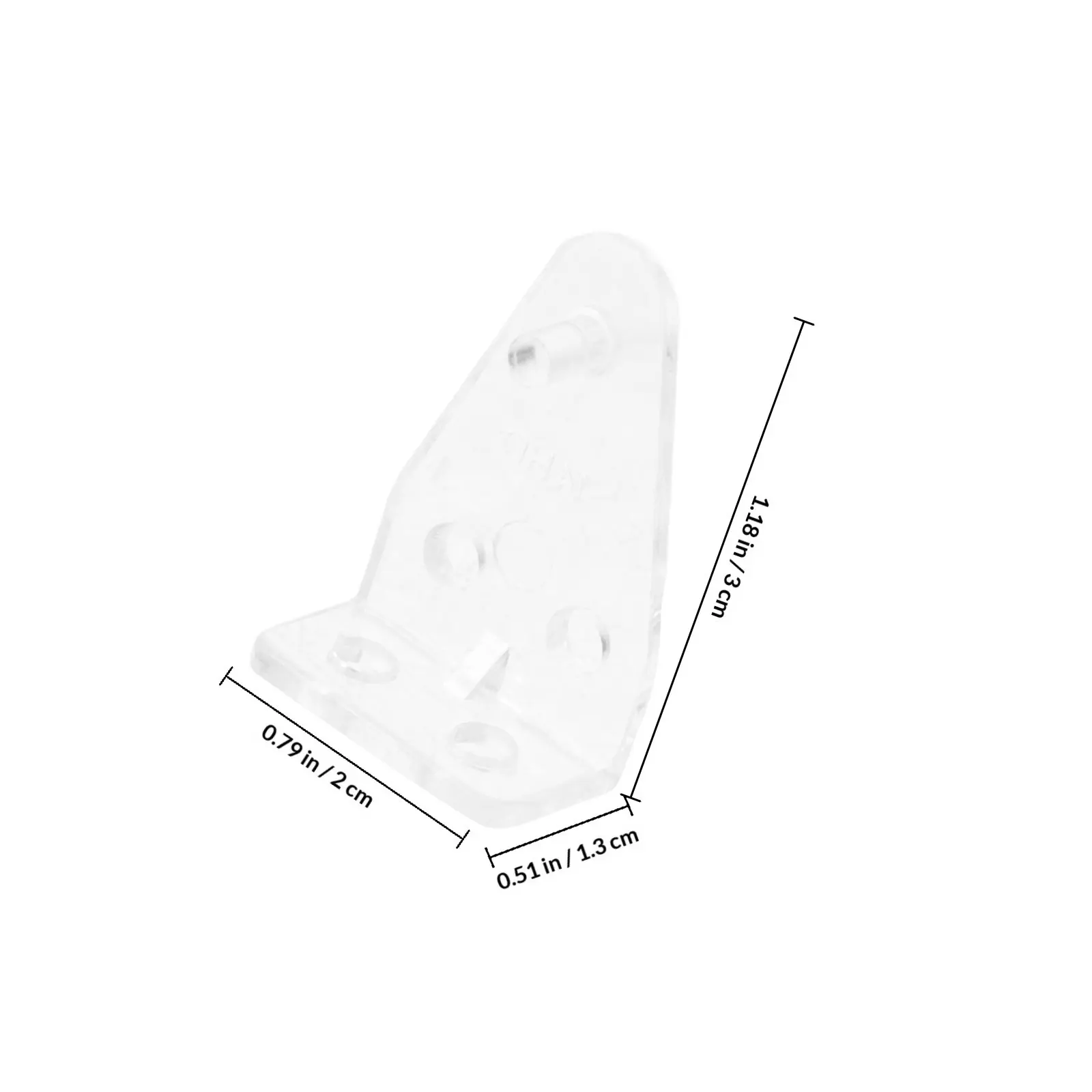 10Pcs Blinds Hold Down Brackets Clear Plastic Bottom Hold Clips Stable Blinds Parts Replacement Home Window Use