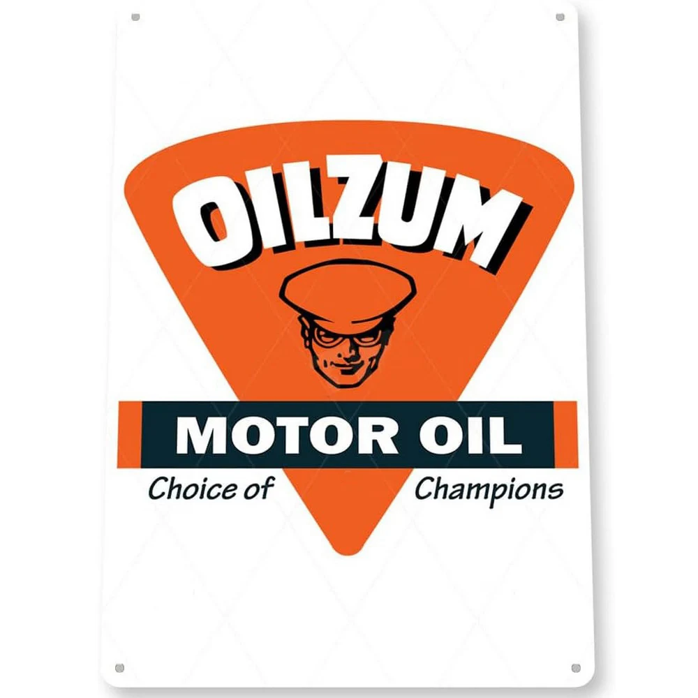Metal Tin Signs Gas Motor Oil Wall Decoration Plaque Vintage Art Poster Iron Painting for Man Cave Home Cafe Garden Club Bar