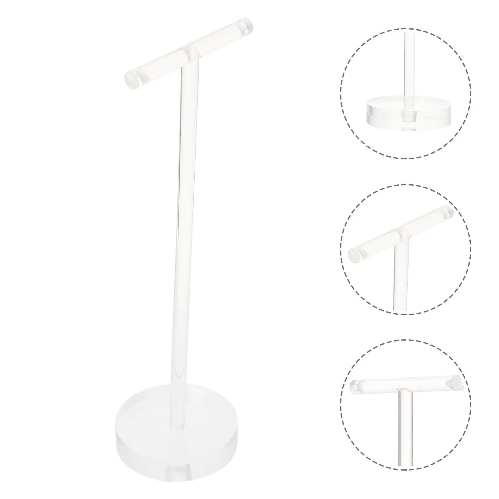 1Pcs Acrylic Earring Display Rack T-Shape Earring Storage Rack Jewelry Holder Organizer Decorative Stand for Earrings Jewelry