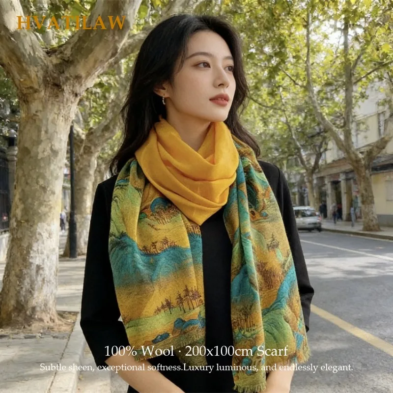 Echarpe-de-luxe-100-laine-pour-femme-chale-chaud-d'hiver-en-cachemire-accessoire-doux-en-laine-pour-le-cou-grand-chale-enveloppant-pour-temps-froid