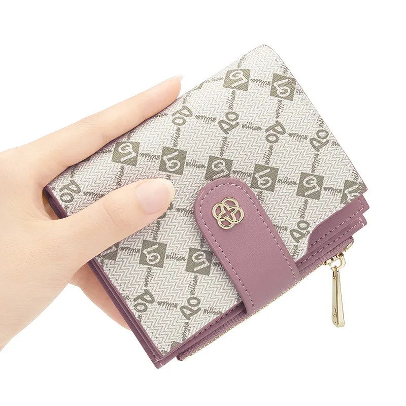 Women's Wallet 2026 New Coin Purse Women's Folding Small Bag Wallet Simple Cute Card Bag Women's
