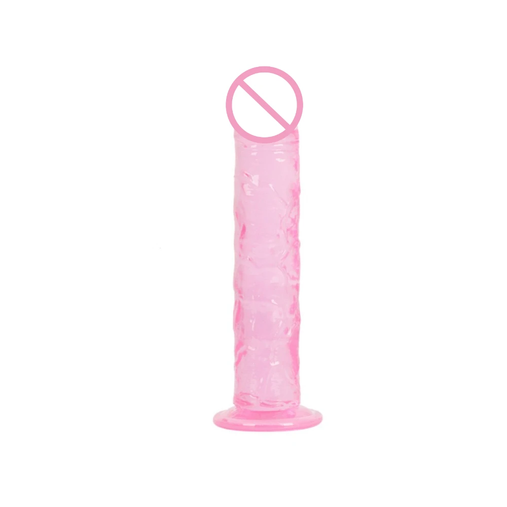 Cheap Package Multiple Sizes Soft Jelly Dildo with Suction Cup Realistic Adult Sex Toy for Women and Men Includes 3 Free Condoms view 2