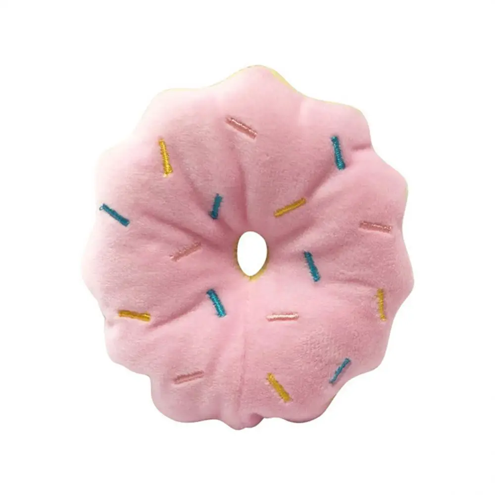 Puppy Chewing Toys Doughnut Design Caring For Pet Life Enhance Emotions Relieve Stress Dog Toys Soft And Palatable Dog Supplies