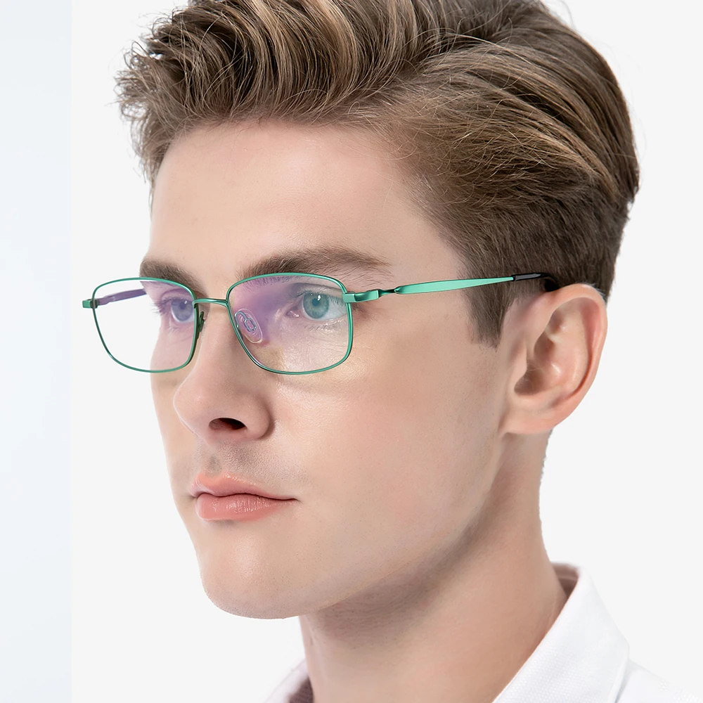 FONEX Titanium Glasses Frame Men Brand Design Square Eyeglasses Male Japanese Ultralight-Weight High-end Quality Eyewear 85755