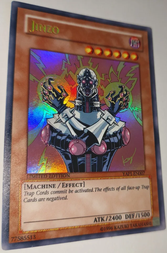 Yu-Gi-Oh Jinzo TCG UTR PSV-000 Card 18+ Collectible