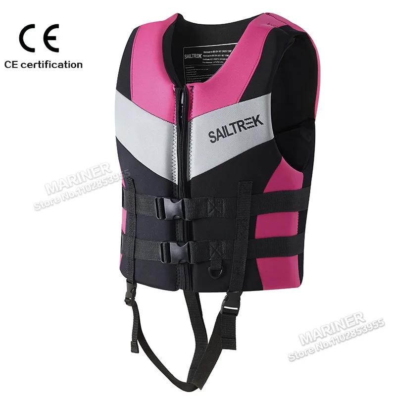 Life Jacket Impact Vest Wakesurf CE Approved Neoprene Life Jacket