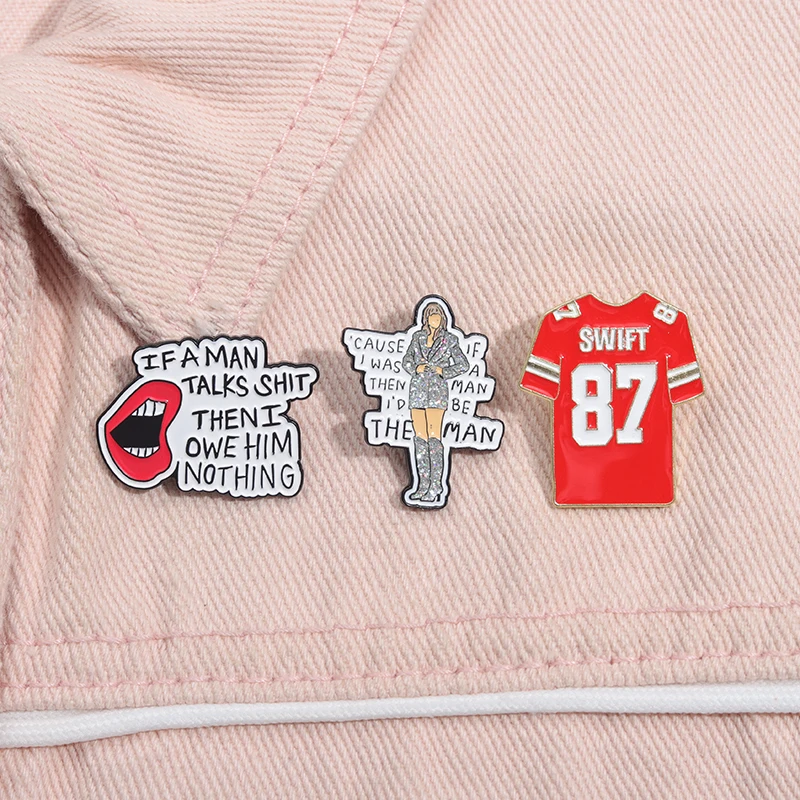 Pop Sänger Musik Lyric Emaille Pins Kreative Metall Broschen Revers Abzeichen Cartoon Dekorative Accessoires Pin Schmuck Geschenk Großhandel – Detail 13