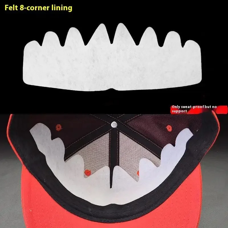 

10 Pcs Hat Sweat Liner Shields Absorbing Pad Prevents Stains Protector Accessories For Baseball Golf Cap Men Women