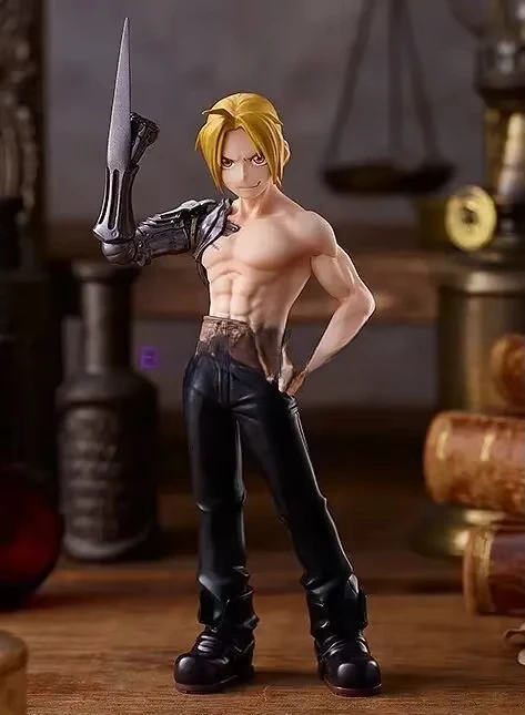 متوفر في المخزون GSC-Pop Up Parade Fullmetal Alchemist إدوارد إلريك ألفونس إلريك عمل الشكل، لعبة PVC نموذج جمع هدية