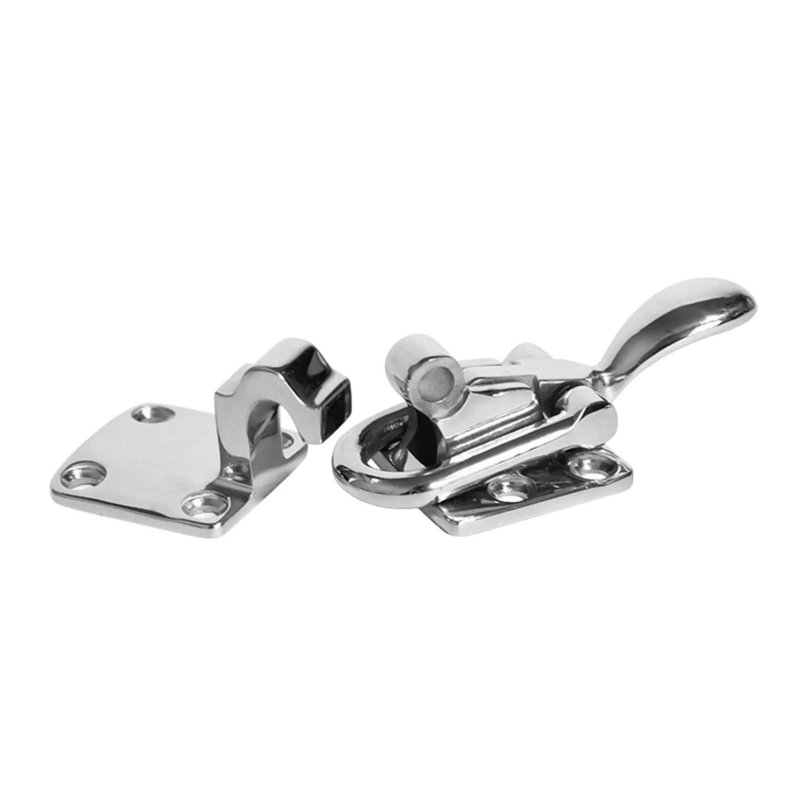 Door Lock Latch, Stainless Steel Fastener Clamp, Bag Buckles ,Anti Rattle Latch Fit Marine Boat