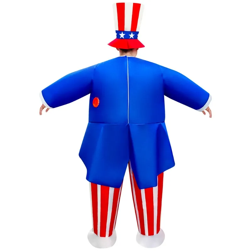 New Independence Day Cosplay Costume gonfiabile Adult Street Parade Stage Performance Festival Carnival Party Suit for Men Women