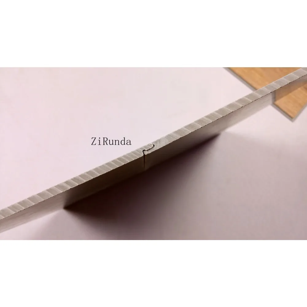 Version personnalisée du sol de carrelage imbriqué à grain de bois étanche et respectueux de l'environnement