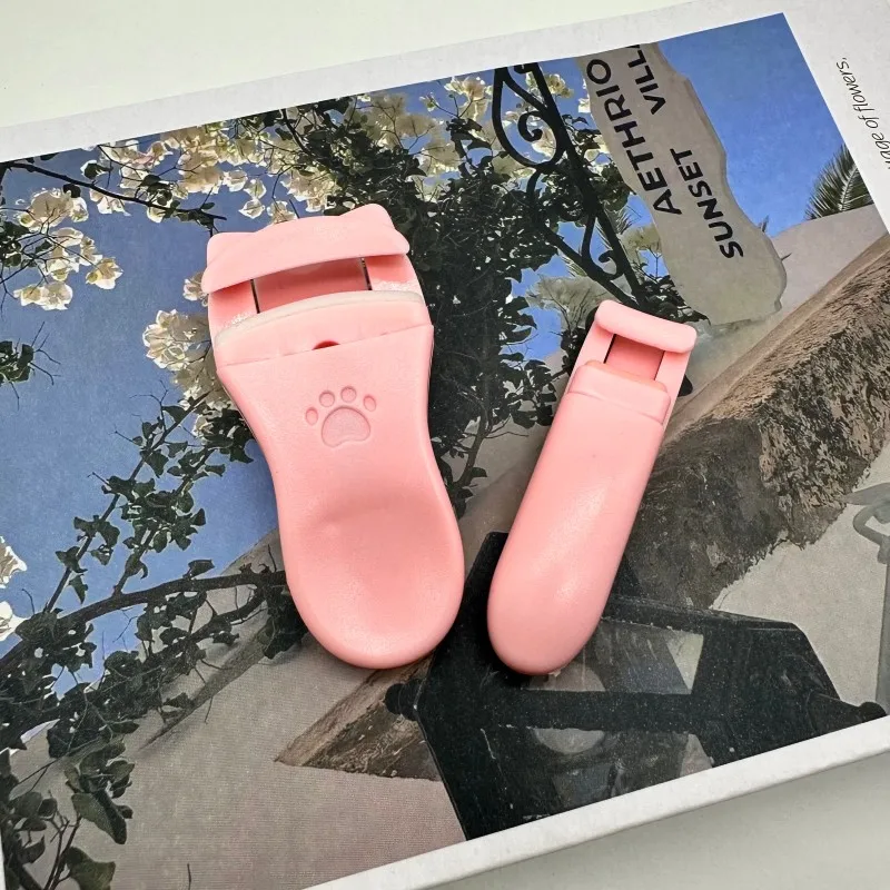 卸売2個入り 猫型 女性用メイクアップアクセサリーツール 全てのまつげ形状に対応 クロー型まつげカーラーセット プラス 広角 長持ち