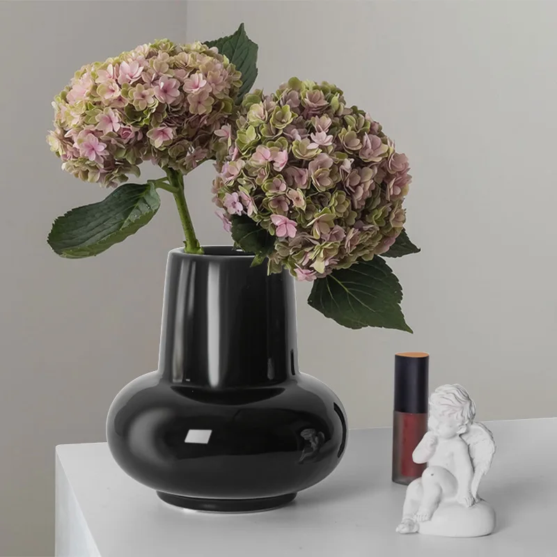 Круглые декоративные вазы в скандинавском стиле, современные минималистичные высококачественные декоративные вазы для дома, гостиной, настольные вазы для цветов