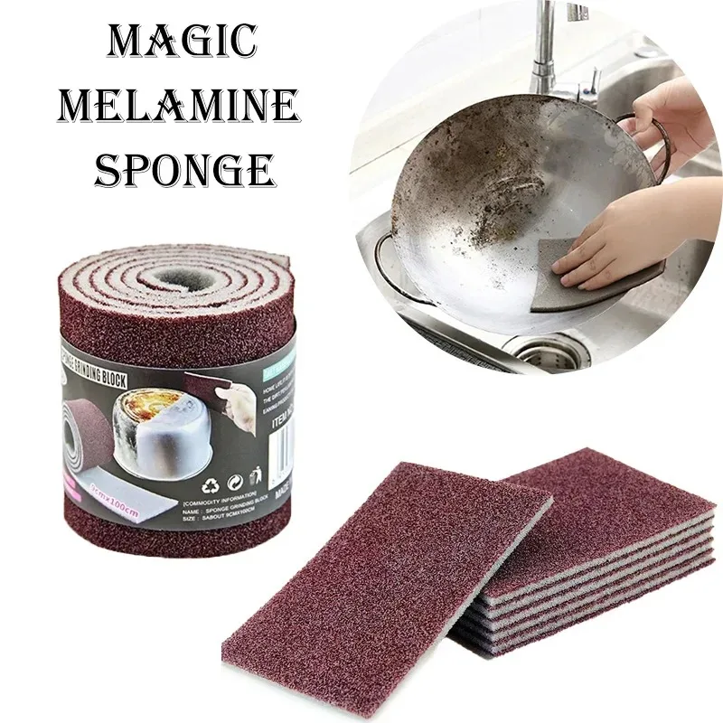 Esponja mágica de melamina, borrador resistente a los arañazos para manchas difíciles, ollas, sartenes, platos, azulejos de baño, horno, grasa barata y Dur