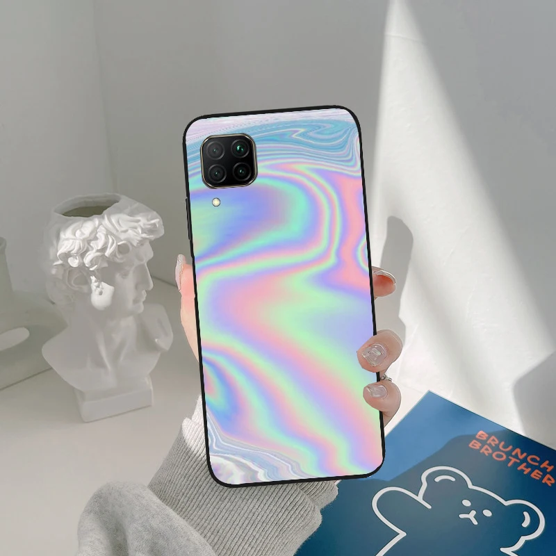 Holographic Iridescence For Honor Magic 5 Pro 50 70 90 X8 X7a X9a Huawei P Smart Nova 9 5T P60 P40 P20 P30 Lite Case