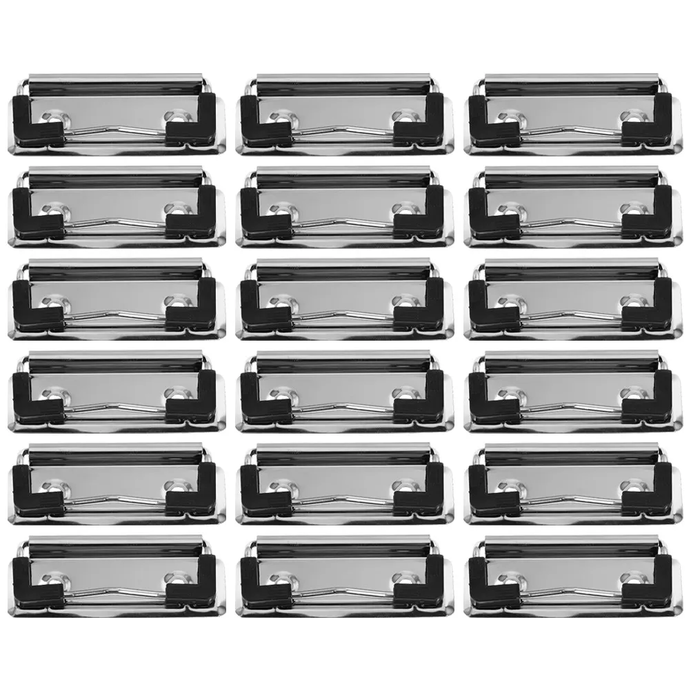 

18Pcs Premium Iron Nickel-Plated Metal Binder Clips Heavy-Duty Document Organizer for Students Teachers Office School Home Use