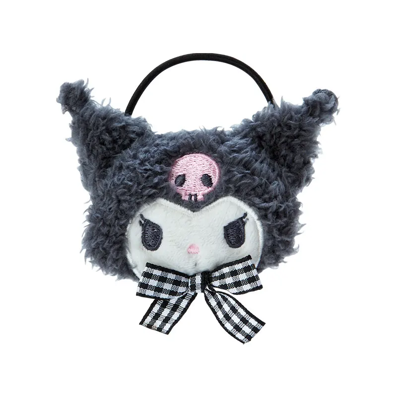 Sanrio Anime Plush Girl Toy, Sanrio cabelo corda broche, Kitty Cinnamoroll, melodia, Kuromi, Hangyodon, Cogimyun, Pochacco, Setembro, Novo