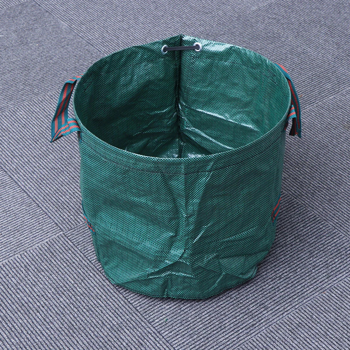 120L Gartentasche mit großem Fassungsvermögen, wiederverwendbarer Blattsack, Mülleimer, faltbar, für den Garten, Müll, Abfall, Sammelbehälter, Aufbewahrungstasche (grün).