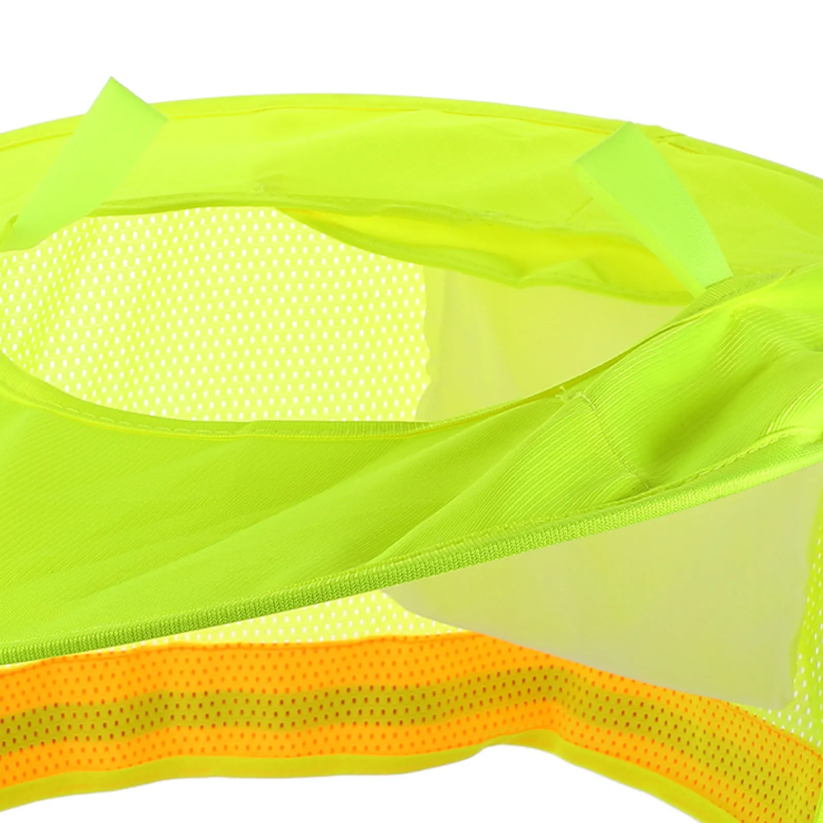 

2Pcs Breathable Mesh Sunshade Hat Cover Reflective Stripe Hard Hat Neck Protector for Outdoor Activities