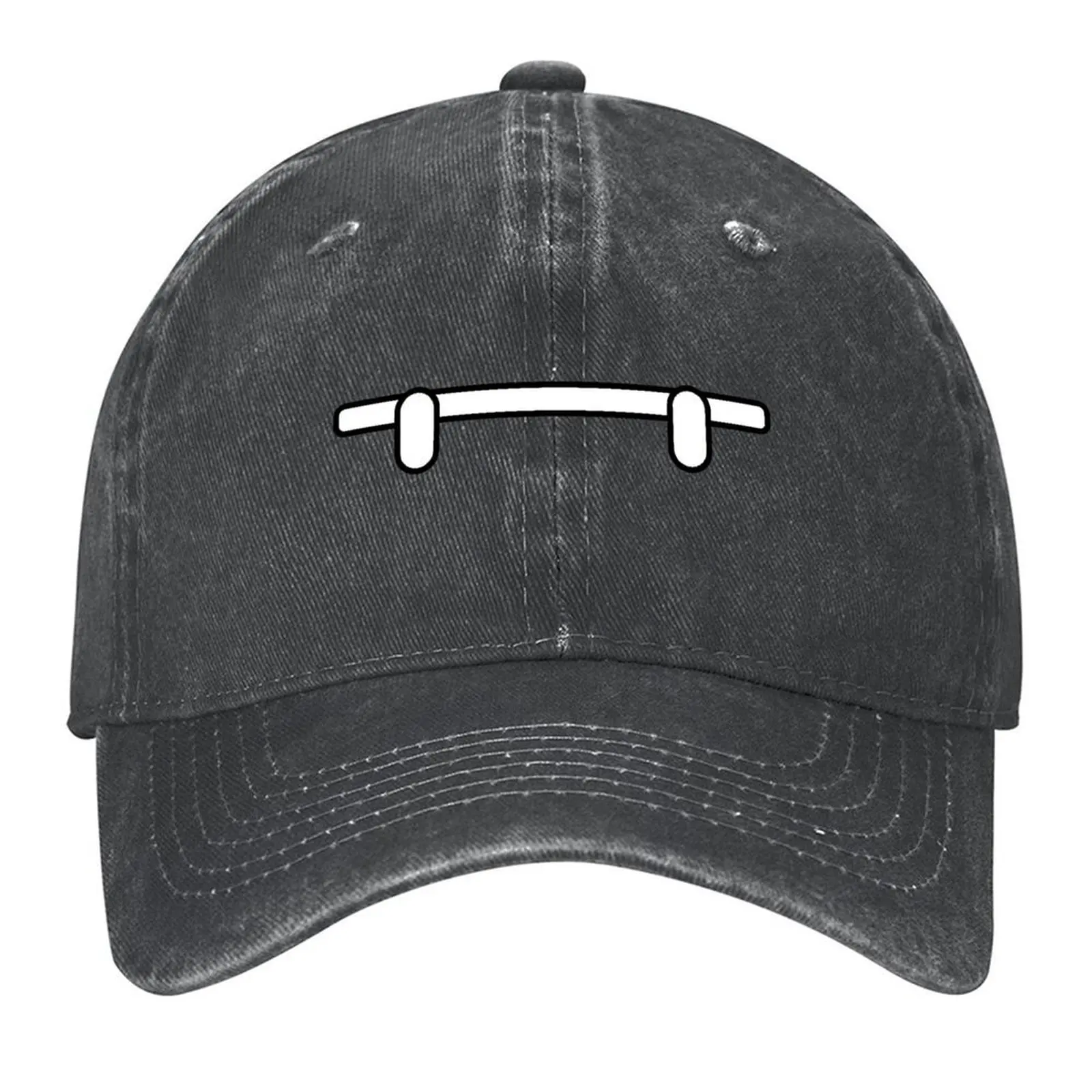 

HEADLIGHTS FRONT (on rivian blue) EV car Electric Vehicle outline silhouette for owner Baseball Cap