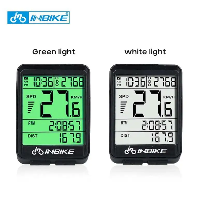 Cyclocomputer Computer Wireless Speedometer INBIKE Digital Speedometer For Bike Odometer Motorcycle Plastic Waterproof