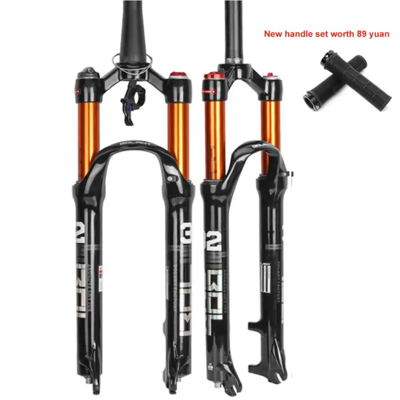 

Front Forks Mountain Bike Suspension Front Fork 26 27.5 29 Inches 34MM 100MM Damping Rebound Adjustmen