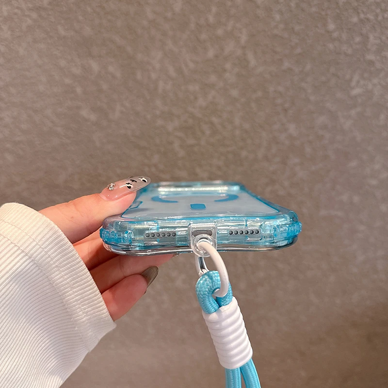 เคสกันกระแทก 3IN1 Armor INS สีใส วัสดุ PC+TPU สำหรับ iPhone 17 Pro Max Air 16 E 15 14 13 12 11 Plus ป้องกันการตกกระแทก