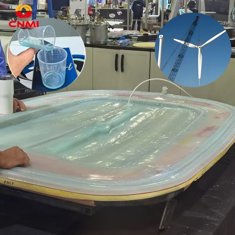 Vacuum Perfusion AB Epoxy Resin Mechanical Properties for Fiber Immersion Glue DIY Car Wind Power Blade Parts Manufacturing