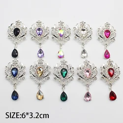 New Hot Sale Fashion High-end Water Drop Brooch Hot Sale Rhinestone Inlaid Crystal Brooch Dress Versatile Collar Pin