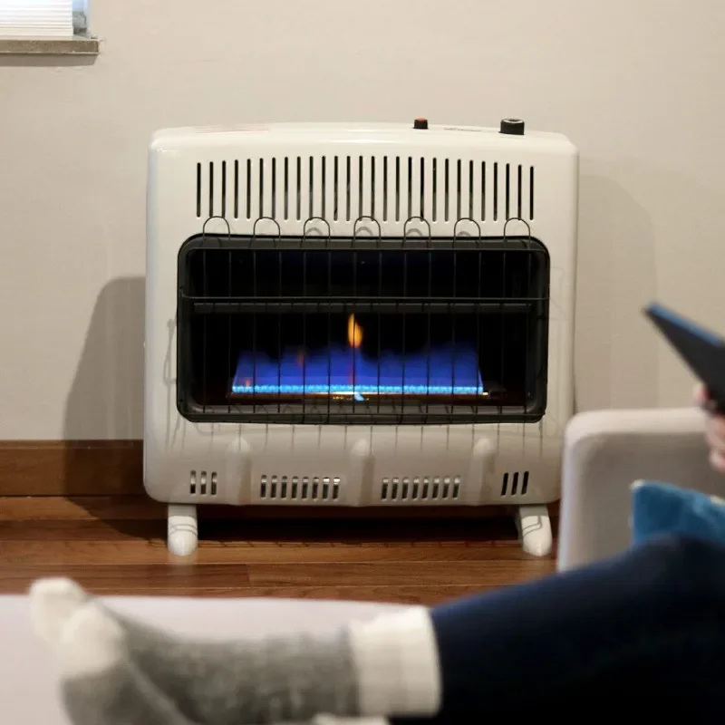 home.30,000 BTU Vent Free Blue Flame Natural Gas Heater MHVFB30NGT