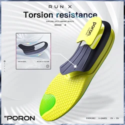 Mcgola Arch Support Professional Sports Thickeneded Tpu High Elastic Basketball Insole Aj1 Men's Deodorant Running Shock Absorption