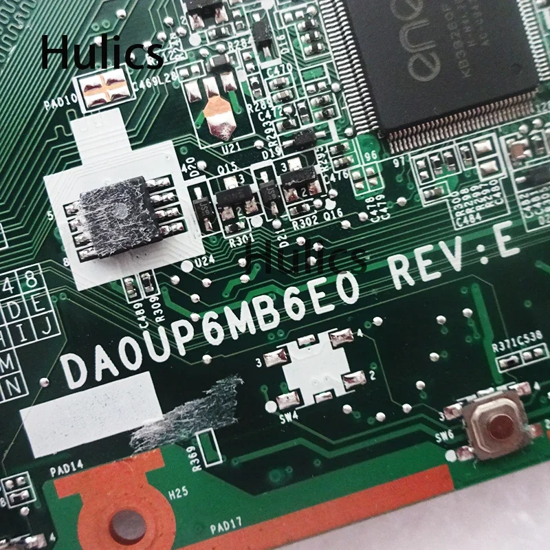 Hulics Used Laptop Motherboard For Hp Pavilion DV7-3000 575477-001 DA0UP6MB6E0 MainBoard PM55 Main Board