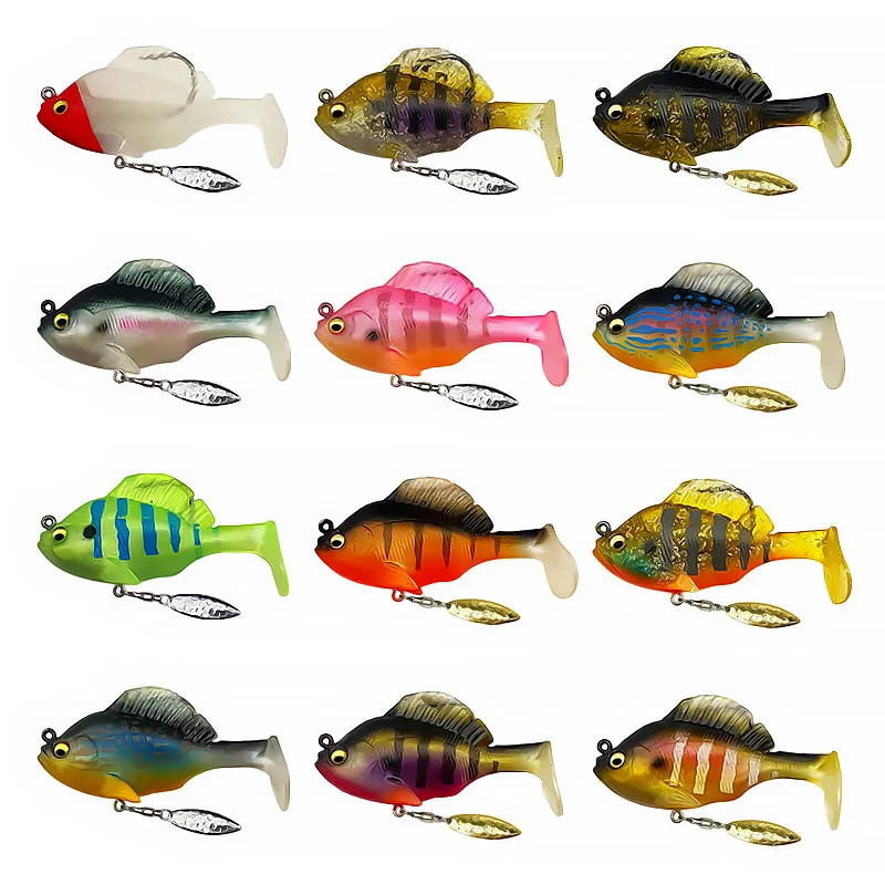 Bazooka Swimbait Fishing Soft Lure VIB Jig Sinking Spinnerbait Lead T Tail Shad Spoon Wobbler Silicone For Pike Bass Winter Bait