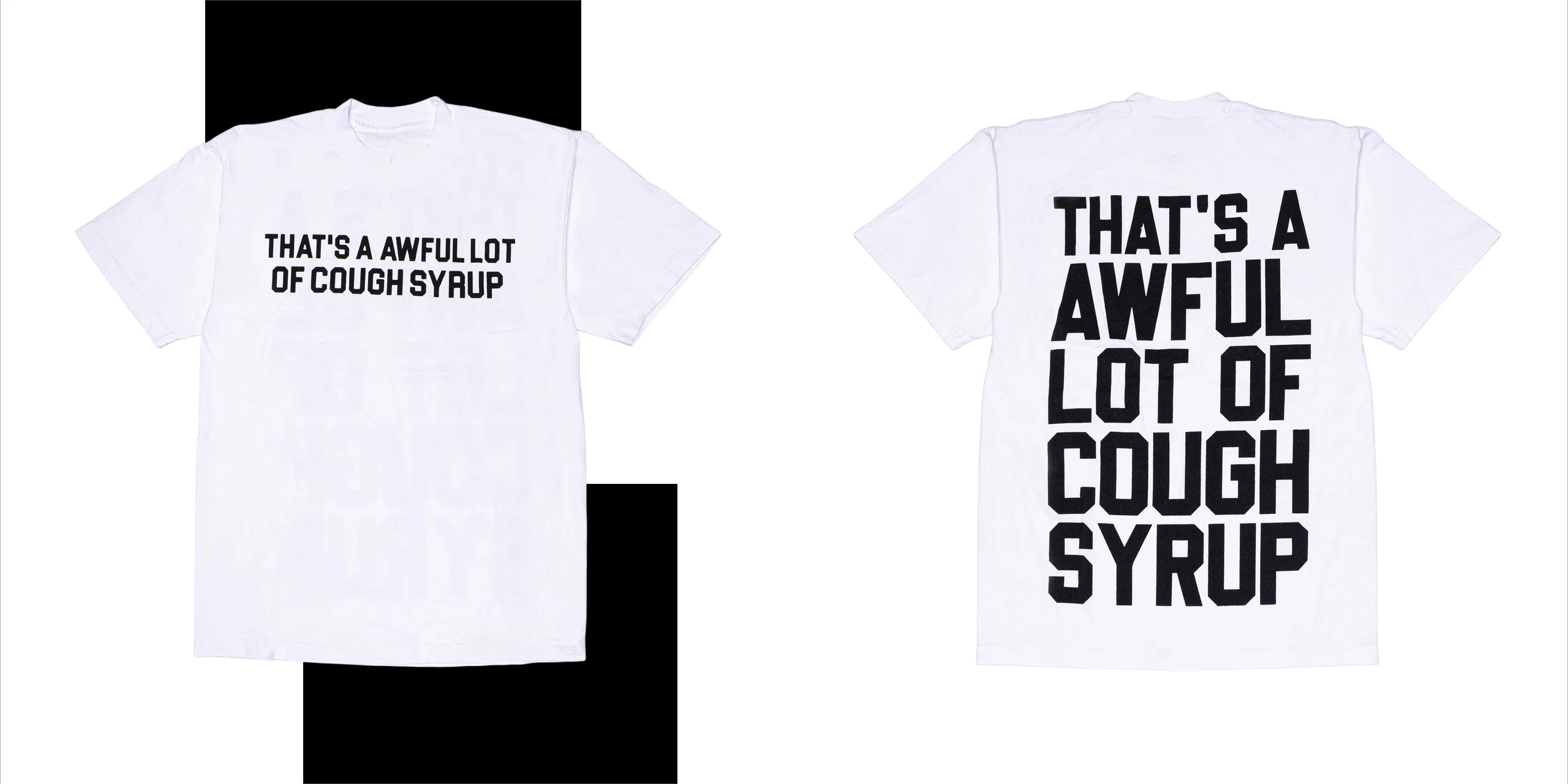 English Slogan American Hip Hop Short Sleeve West Coast Rap Peripheral T-shirt Trend Street Short Sleeve Double Sided Print