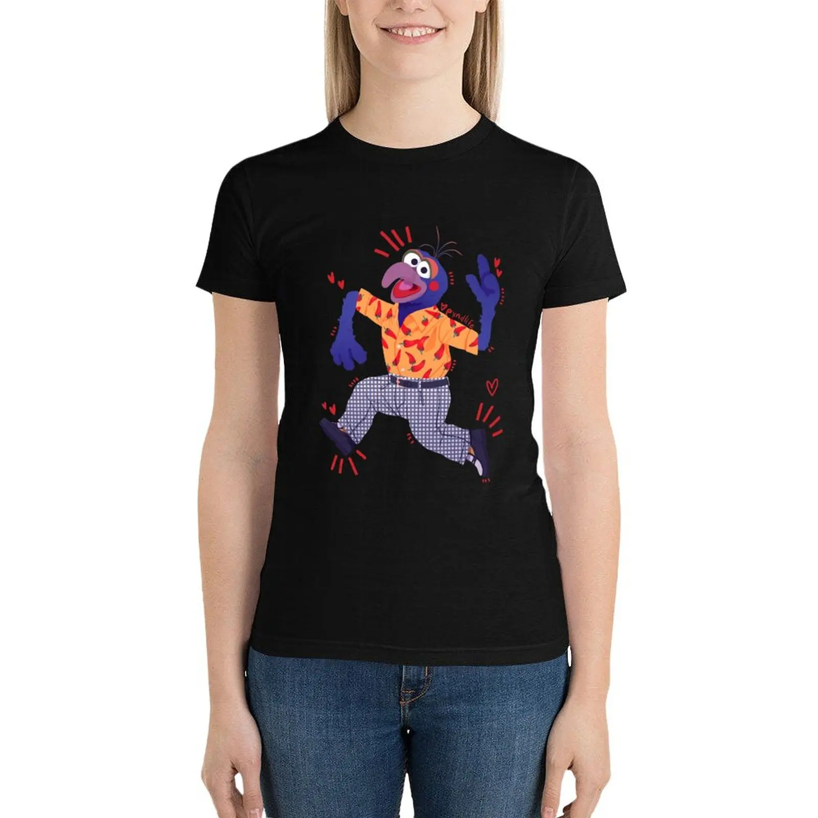 

Gonzo T-Shirt plus size tops cute tops hippie clothes korean fashion Woman T-shirts