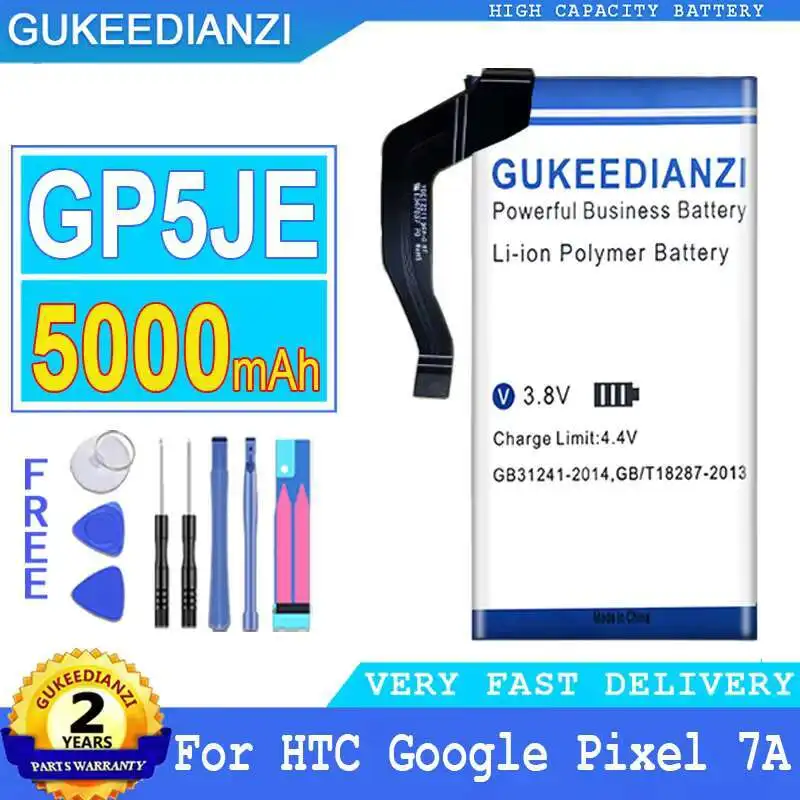 

5000mAh GP5JE Good Low-Temperature Performance For Htc For Google Pixel 7A Mobile Phone Battery