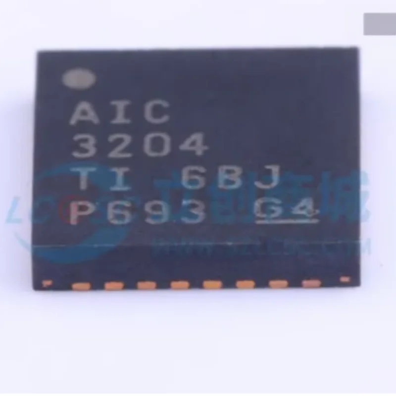 10PCS TLV320AIC3204IRHBR AIC3204 TI Stereo Audio Codec VQFN32 Low Power 192kHz I2S DSP Chip
