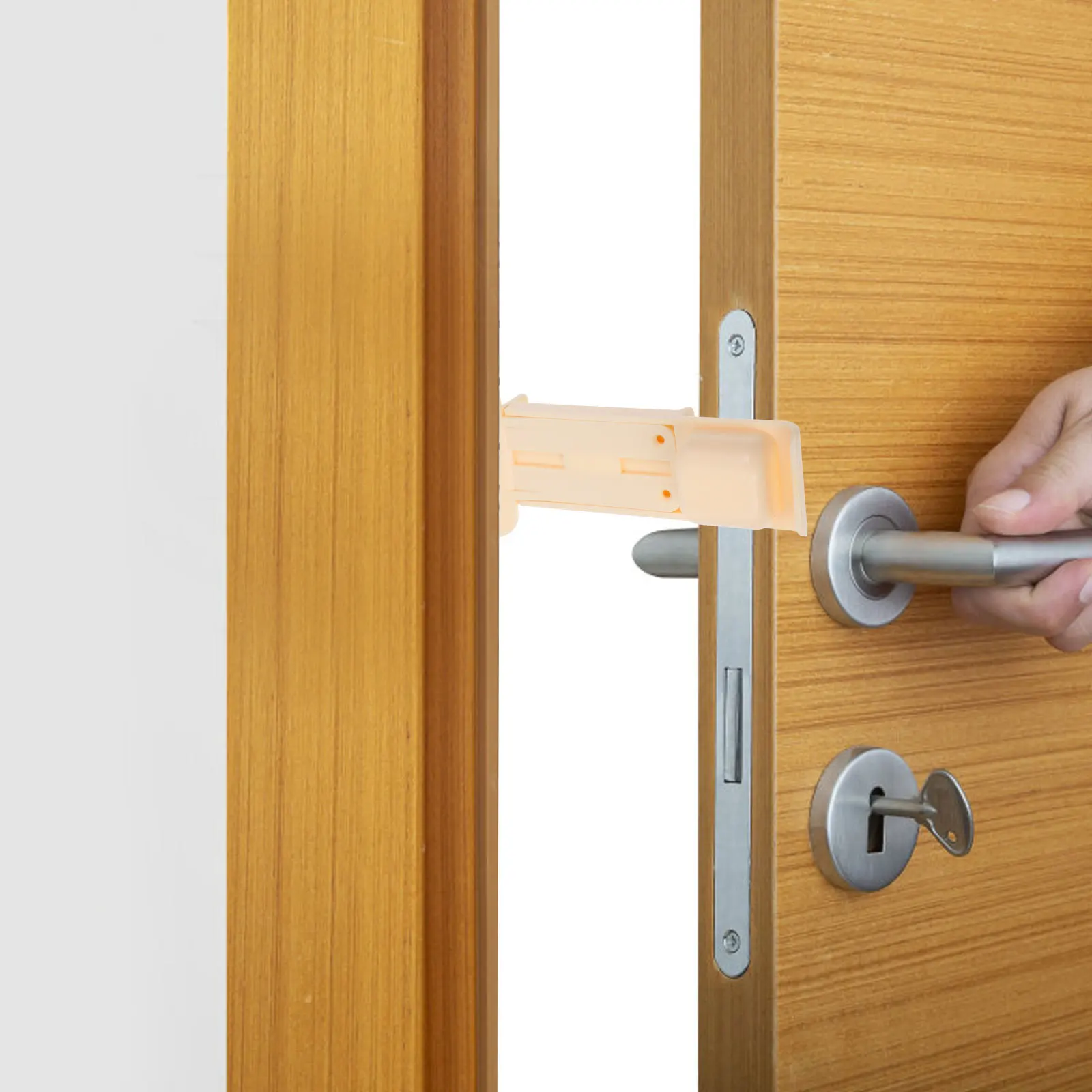 

Extendable Cat Door Latch Portable Barrier for Cats Durable and Reliable Access Control Home Use Portable Cat Door Barrier