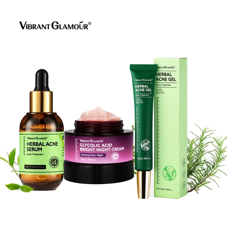 

Herbal Facial Care Set Reduce Infection Inhibit Inflammation And Prevent The Aggravation Of Acne 3PCS