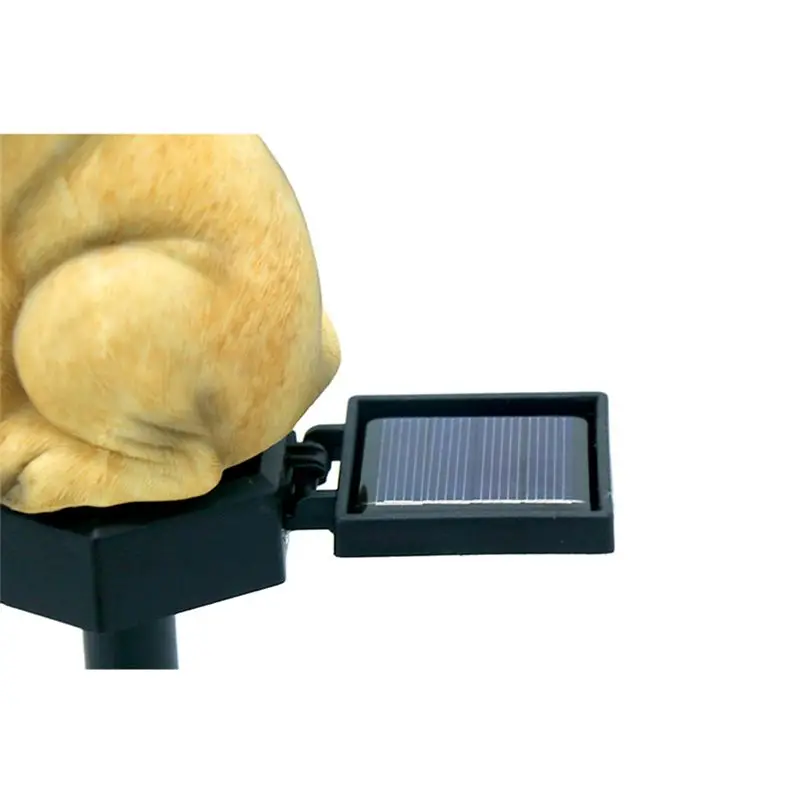 ABKW-Puppy Solar Lawn Garden Ambience Lamp Outdoor Courtyard Ground-Inserted Landscape Decorative Lamp