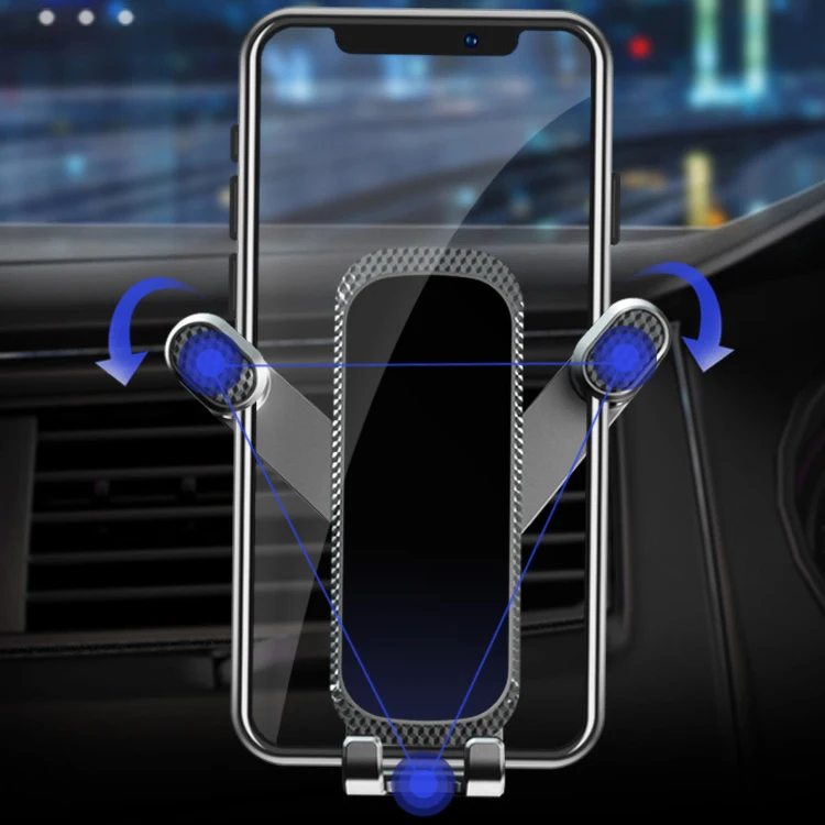 Car Air Vent Clip Mount Smartphone Holder 360Degree Rotation Universal Gravity Car Phone Holder Stand Car Air Outlet GPS Bracket