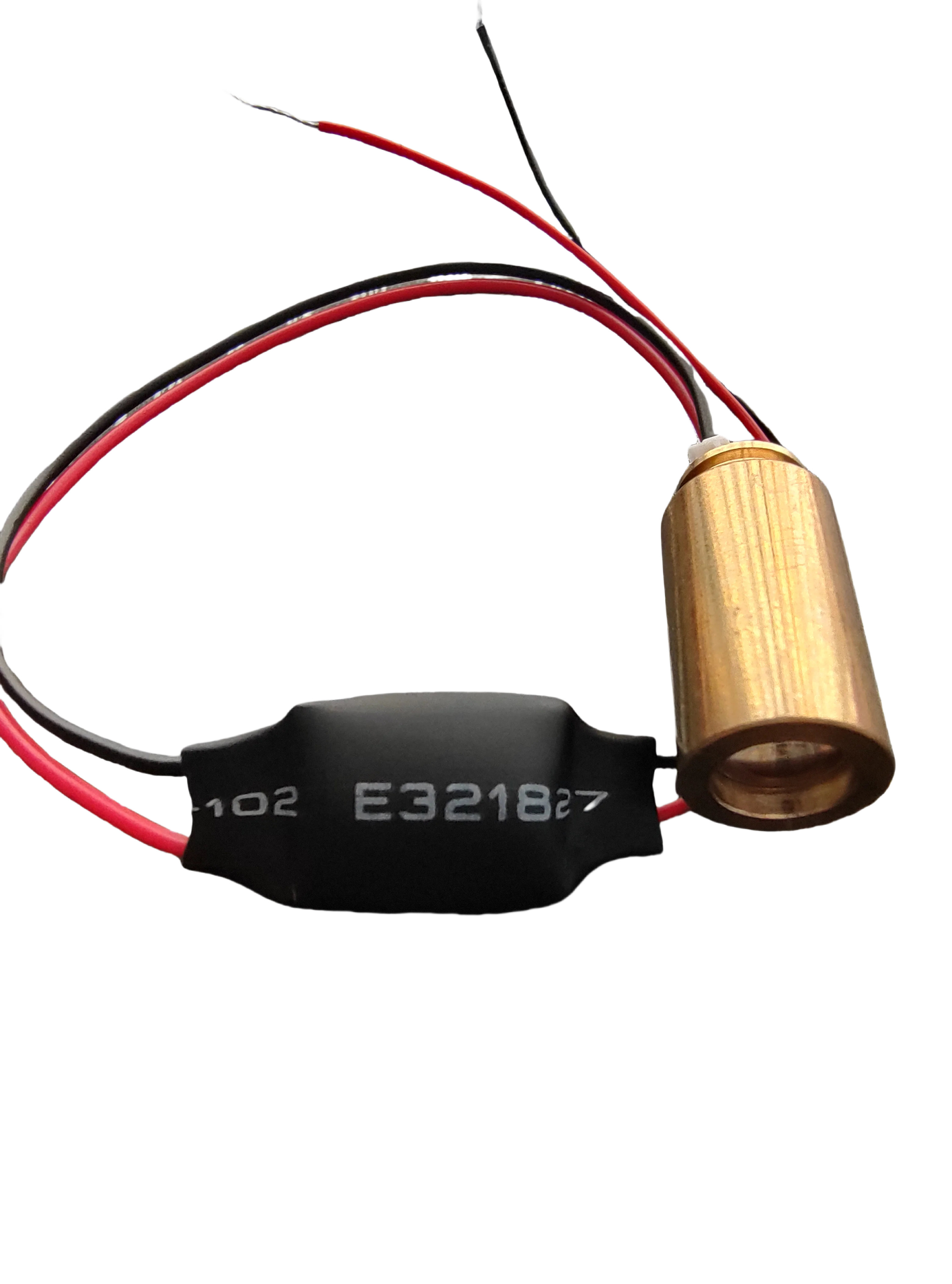 571nm ~574nm 30mw ~ 59.9mw Yellow Light Laser Module With Driver 3-5V 12x24mm