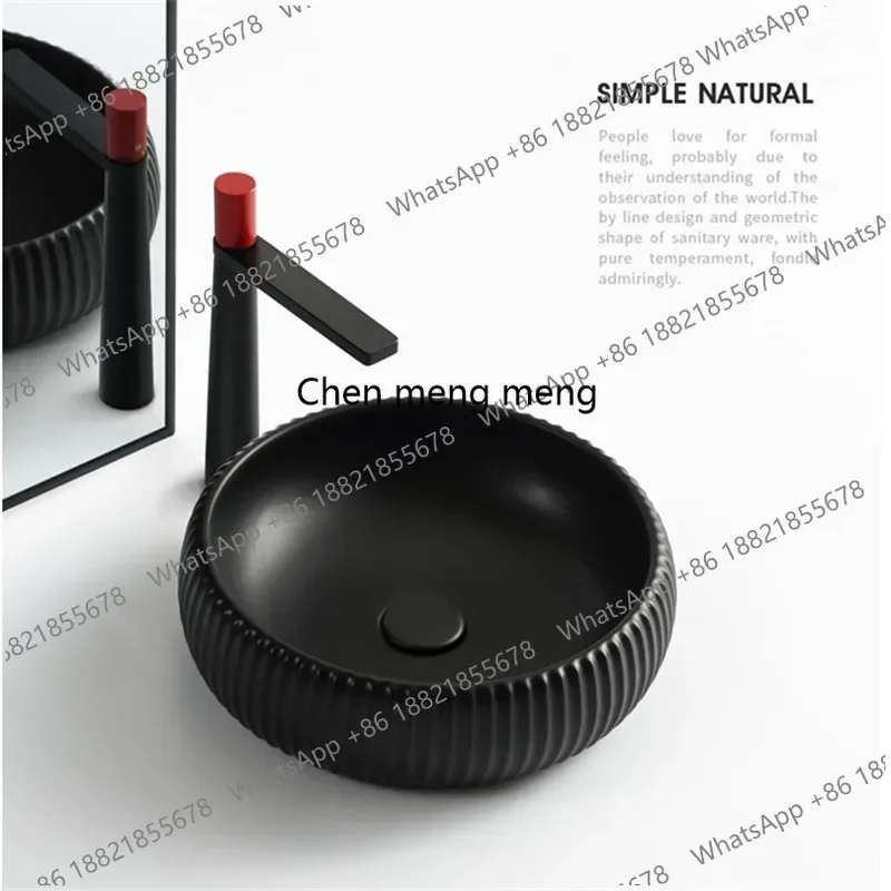 NQ52 Great discounts Handwashing basin, countertop basin, designer style, black gray green countertop basin, washbasin, artistic