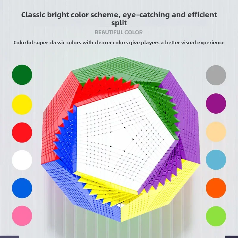 Novo sengso 15x15 megaminx cubo de velocidade mágica quebra-cabeça sem adesivos sengso dodecaedro 12 faces brinquedos profissionais presentes